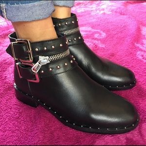 Charles David leather boots